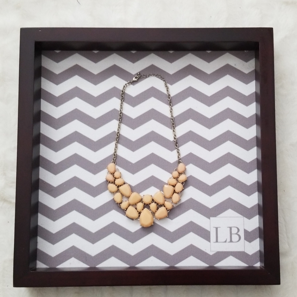 LAST CALL! Light Peach Statement Necklace